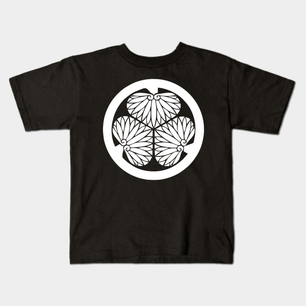 Samurai Clan Tokugawa (light) Kids T-Shirt by Doc Multiverse Designs